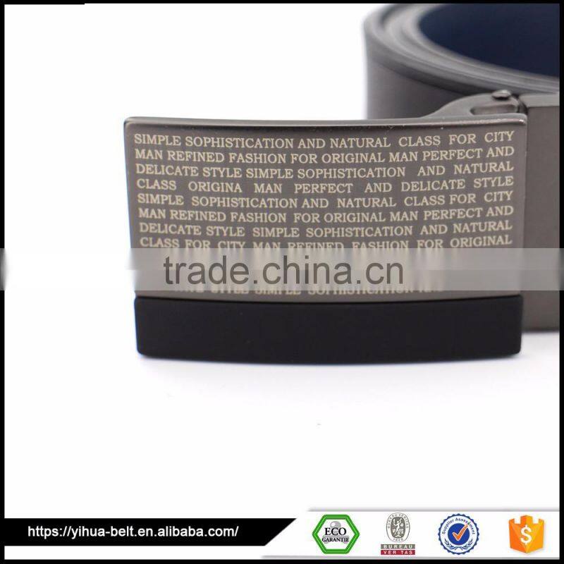 Modern Design men belt With plate Buckle