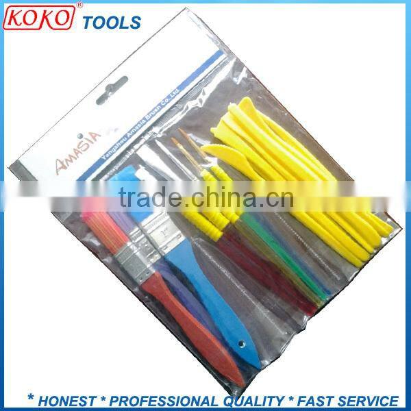 artist plastic bottle packing natural hair makeup brush set