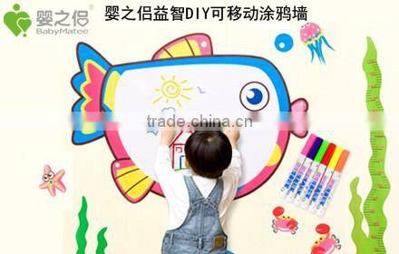 DIY Cartoon Graffiti Wall Mushroom type Baby Safety Essential wall sticker