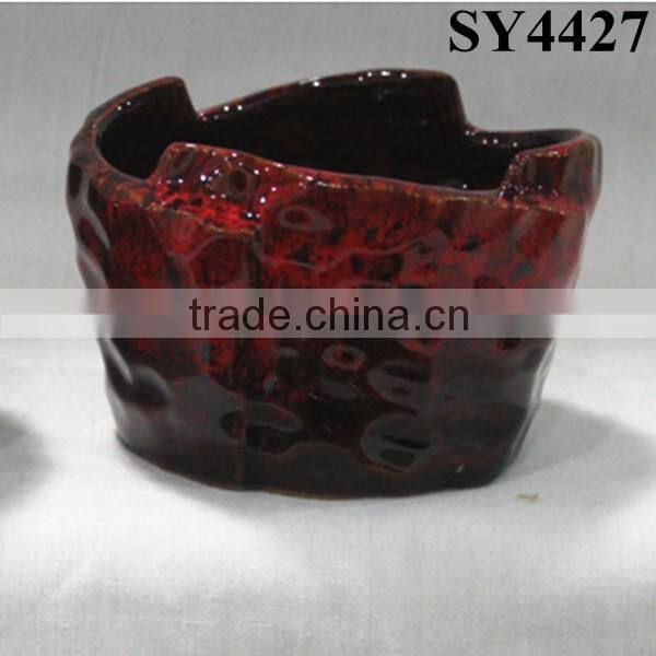 Indoor decorative italian mini porcelain flower pot