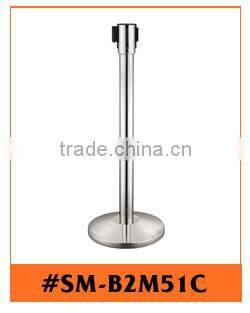 Stainless Steel Material Polish Finish Promotional Crowd Control Retractable Belt Barrier
