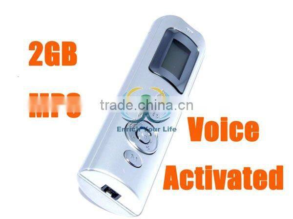 2GB Voice Activated Dictaphone Phone Recorder MP3