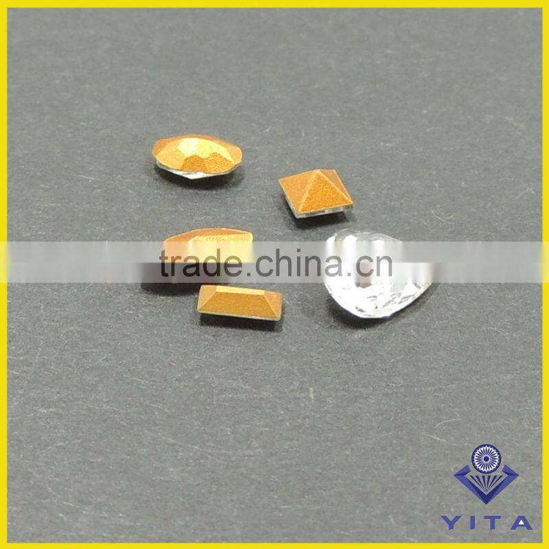 Fashion China factory AAA quality rectangla, square drop, oval ,horse eye shape point back crystal fancy rhine stone for dress