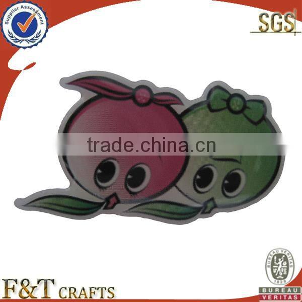 offset printing metal cheap lapel pin with custom logo