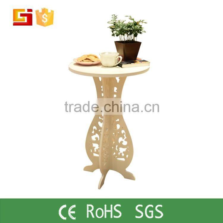 Livingroom multifunctional WPC End Table wooden floor standing end table