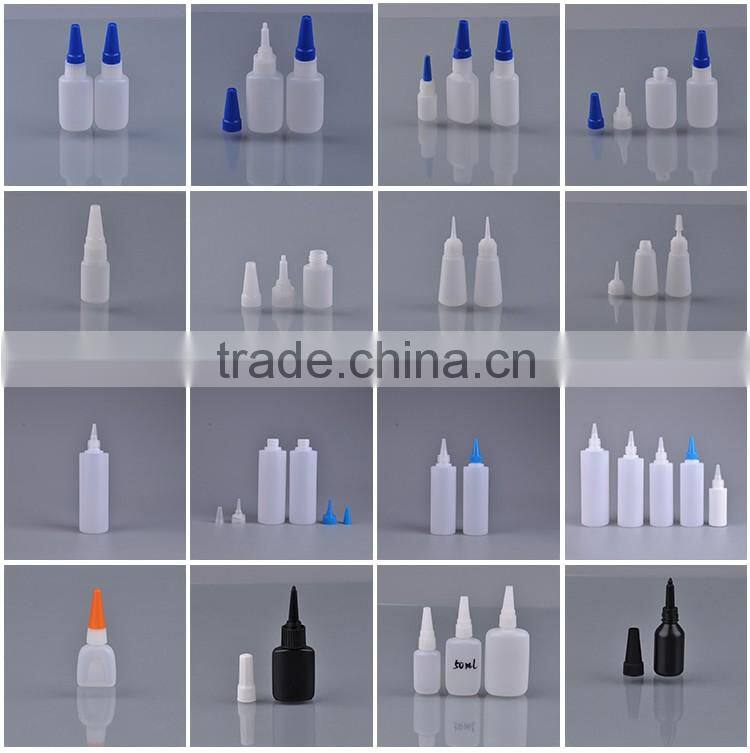 1ml PE plastic bottle fast rubber bottle