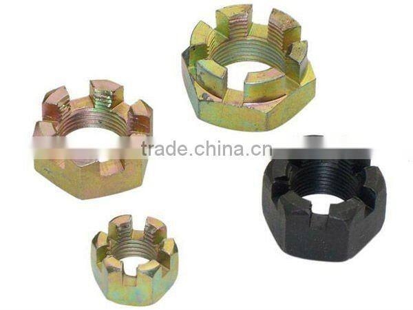 Hex Slotted Nut