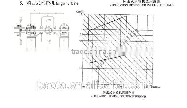 Hydropower turbina/Pelton turbine/Hydropower plant