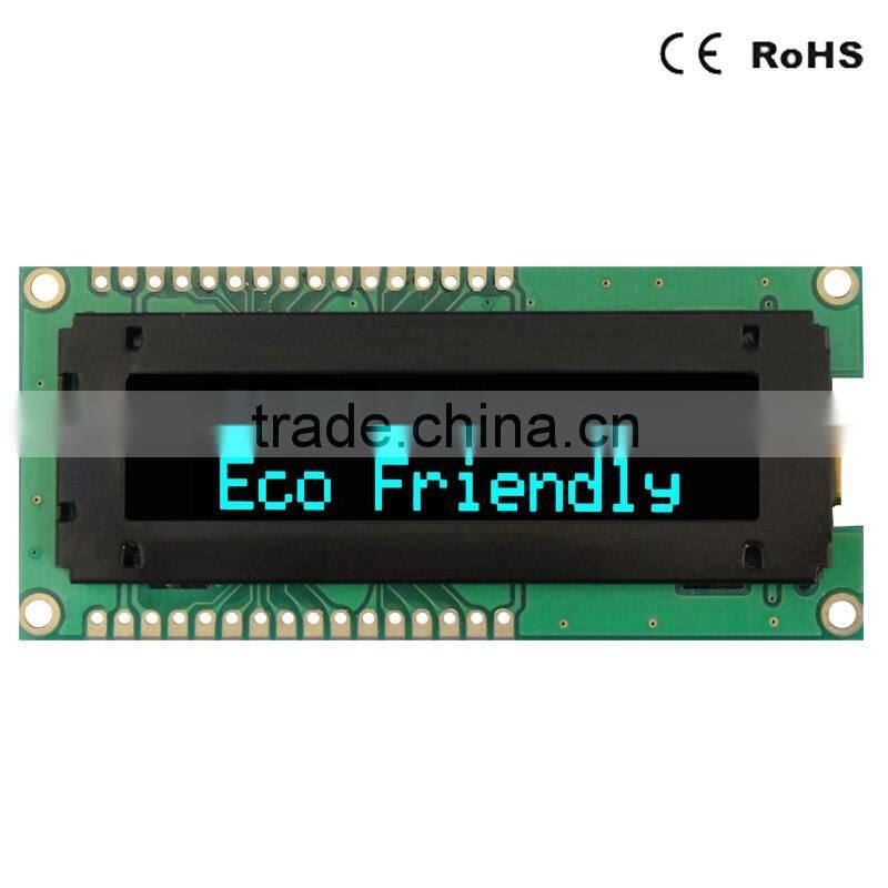 PH1602D 1602 16x2 Character OLED Display Module (green/blue)