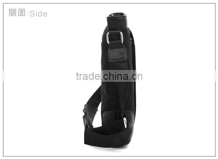 high quality casual canvas shoulder bag,canvas and leather messenger bag,casual messenger bag