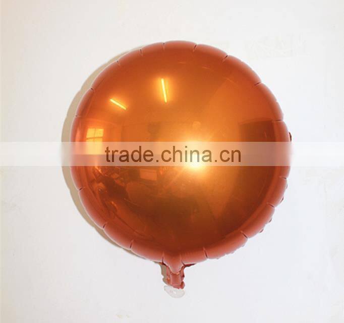 5 inch start shape pure color foil helium balloons for birthday supplies