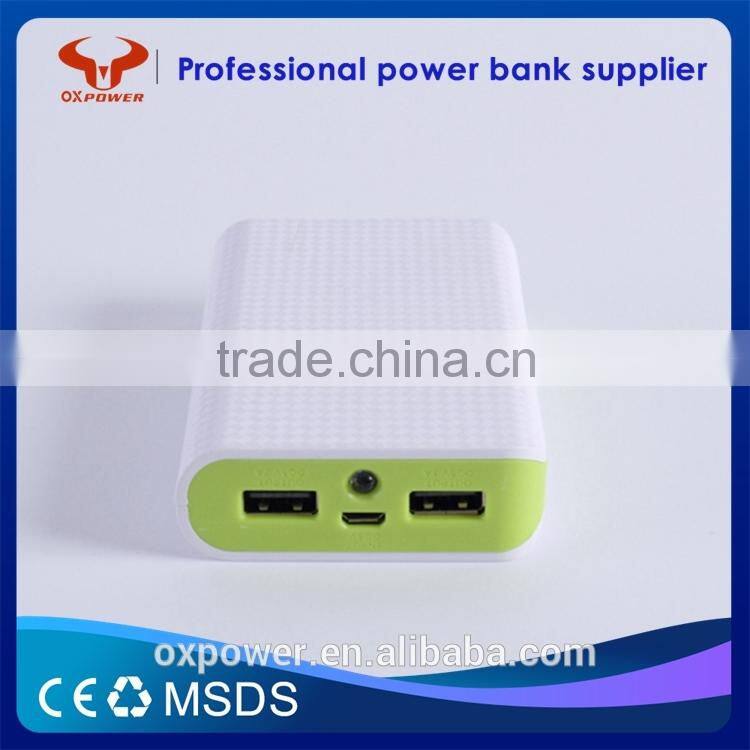 k2016 phone battery factory cheapest price hot sell battery high capacity 2usb 7800mah quick charging power ban