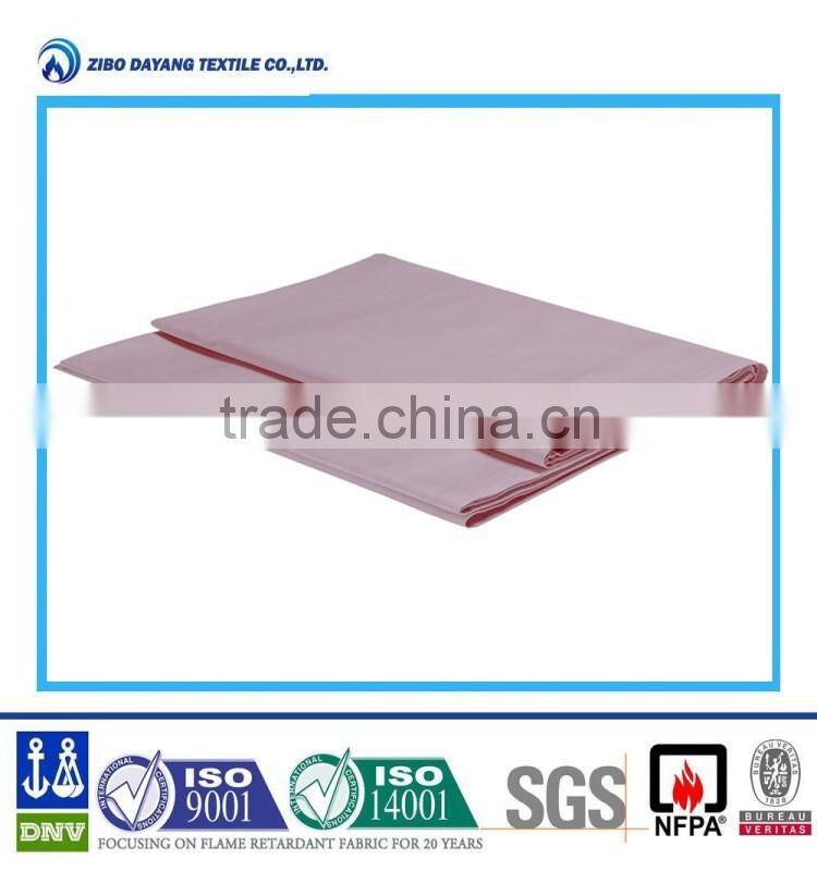 Inherently flame reistant fabric for bed cover set