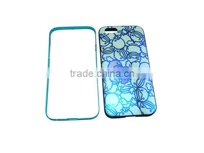 Custom color plating surface tpu phone case for iPhone 6s colourful mobile phone cover for Apple/Samsung mobiles