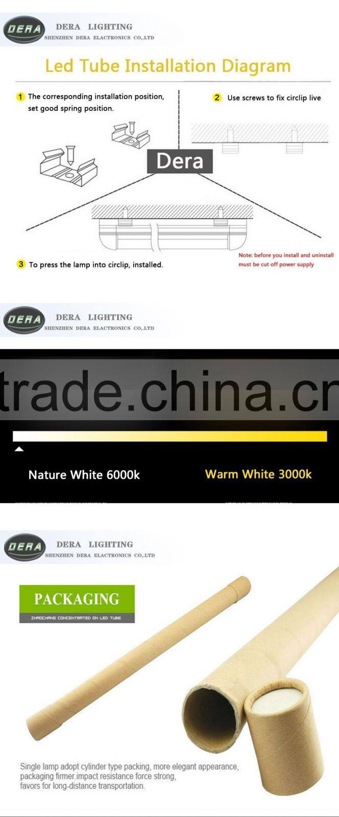 pir motion sensor voice controT8 led tube 4ft t8 led light tubes 0.6m 10w T8 led tubes Double power 18w