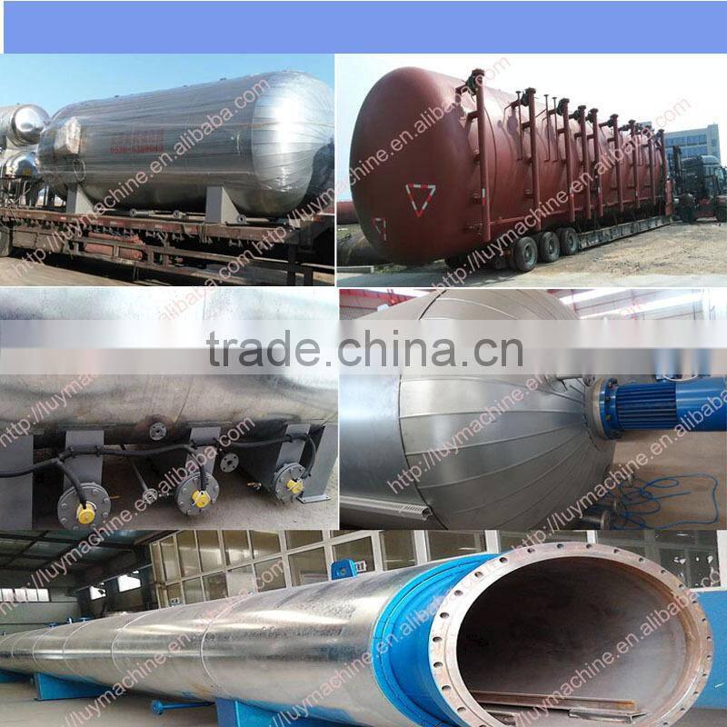diameter 1.5m-4.5m length 1000-60000mm rubber volcanizing boiler