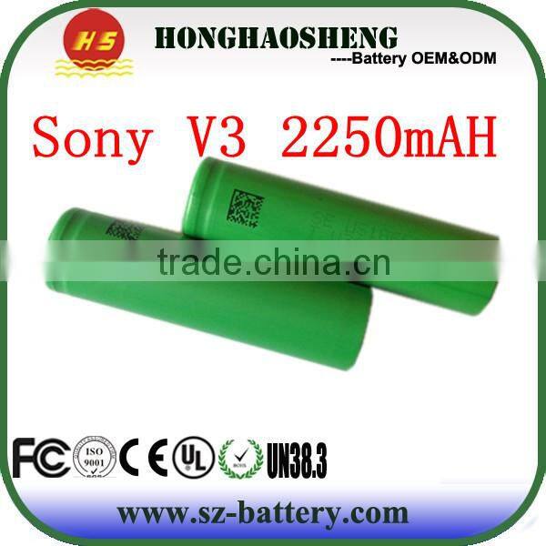 2250mah US 18650 For Sony V3 battery