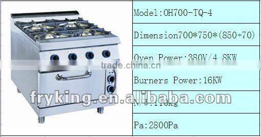 Gas Range 4-burners&Gas Oven
