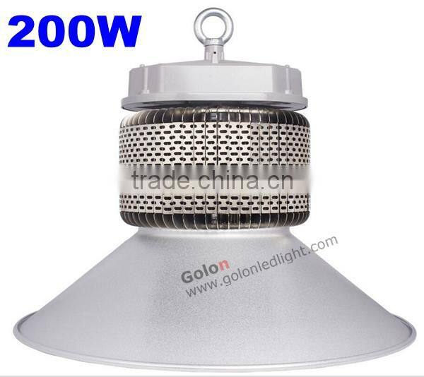 200w led high bay light with Meanwell driver CE RoHS approved high bay lamp 5 years warranty led mushroom light