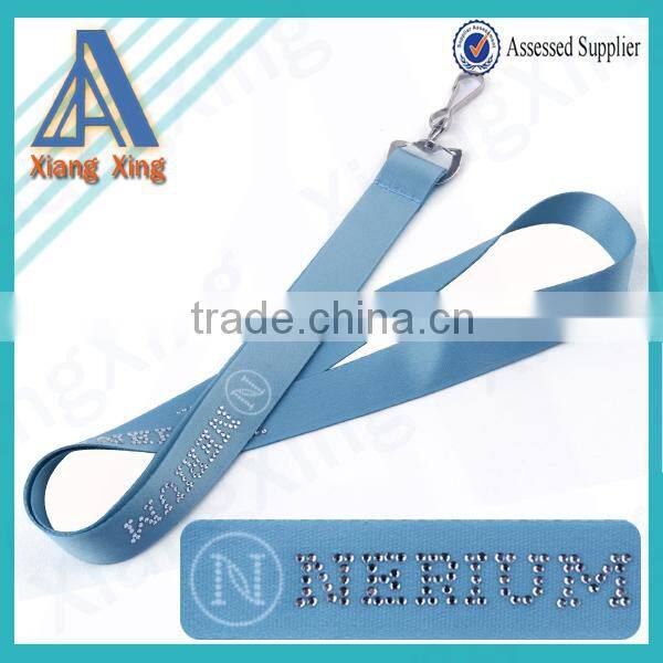 Hot selling crystal yoyo badge reel retractable rhinestone lanyard