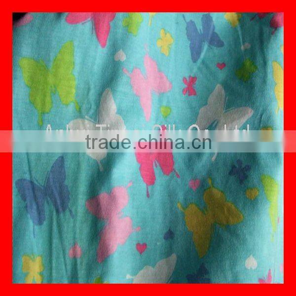 Melange Grey Cotton Printed Single Jersey