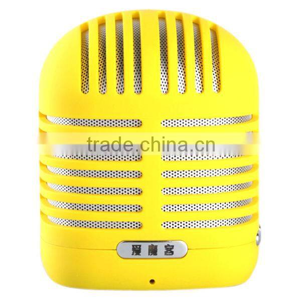 Microphone Colorful Mini Portable Led bluetooth speaker with remote control