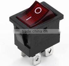 4pin red light rocker switch RS--14 hot selling