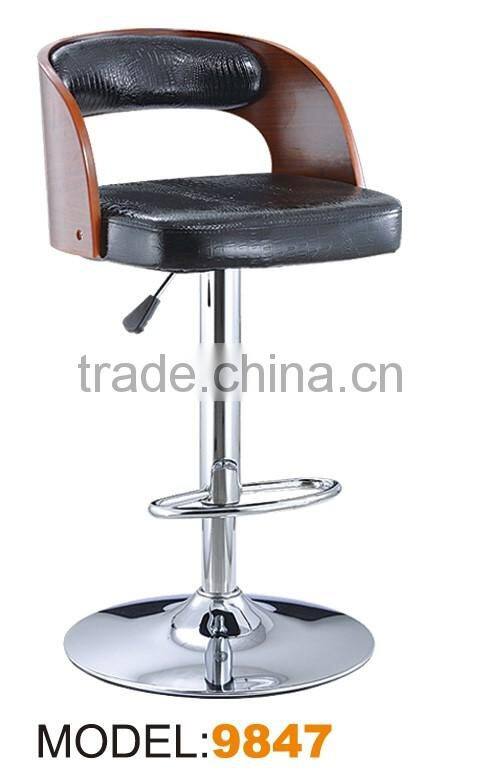 Leather Lift Swivel Chairs without Wheels