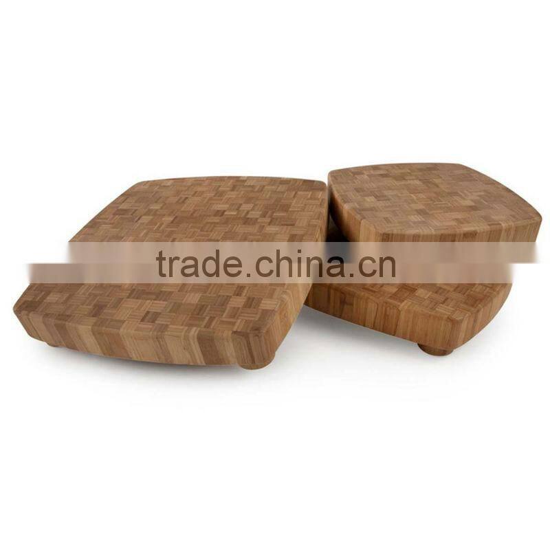 high quality end grain bamboo vegetable cutting board