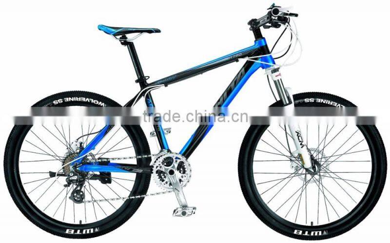 Wholesale 26" wheels aluminum alloy 24 speed lockable fork racing bike