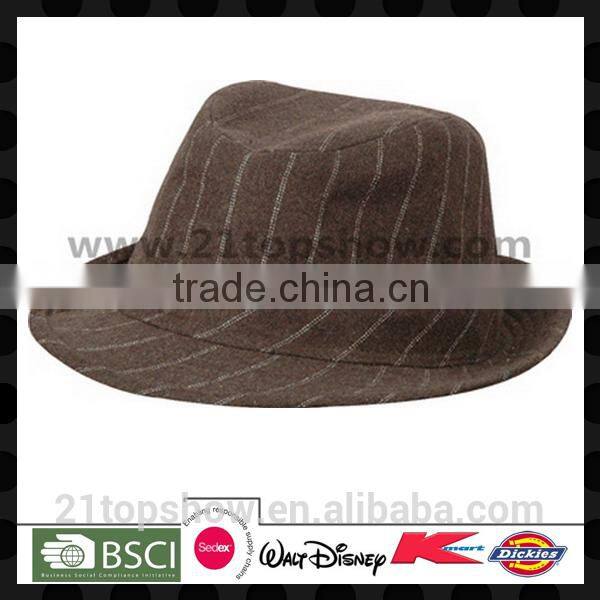 Manufacture saled wool striped hat and cap men