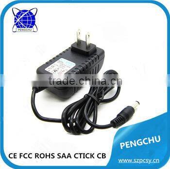 cctv camera 12v 1a power adapter 12w from shenzhen