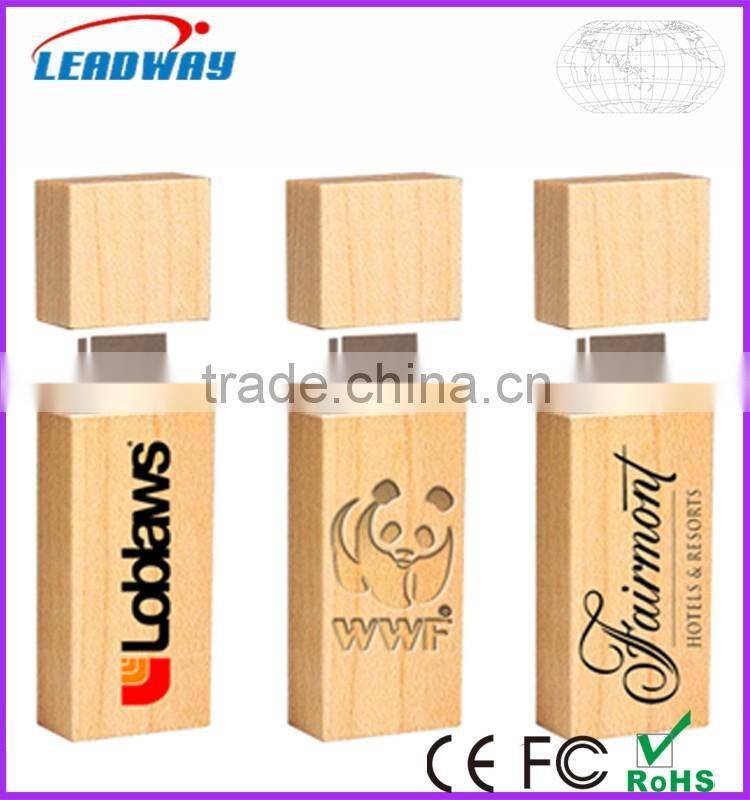 Cheap wooden usb flash drive 1gb 2gb 4gb 8gb with free logo engraved