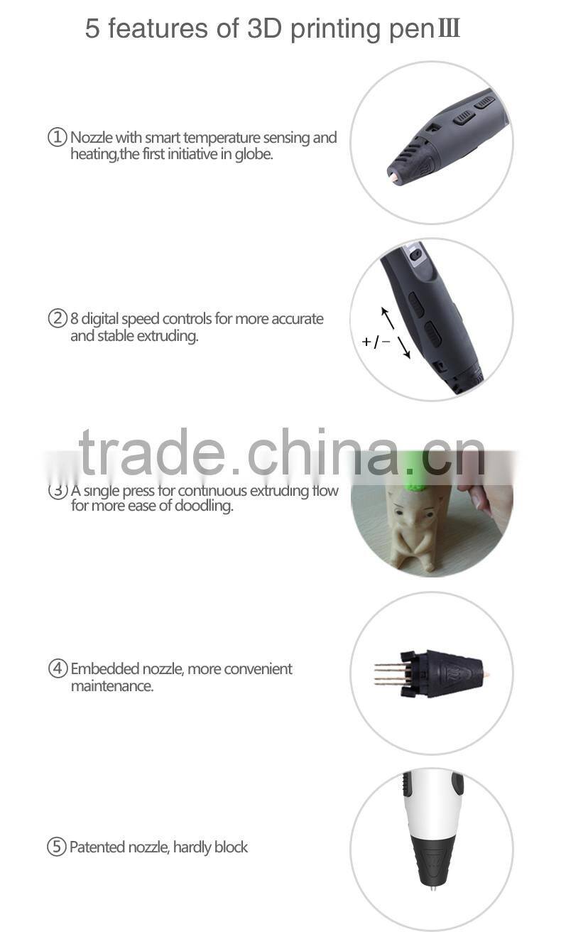 2016 Newest 3D printer pen model 3D Pen Drawing