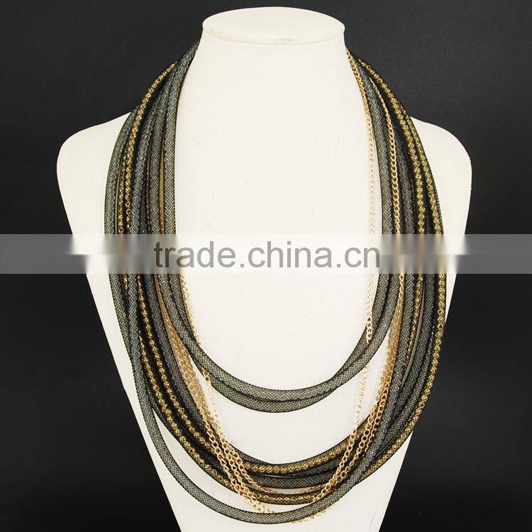 ss<<<Multilayer Long chain necklace jewelry New fashion women necklace lady Layered necklace/