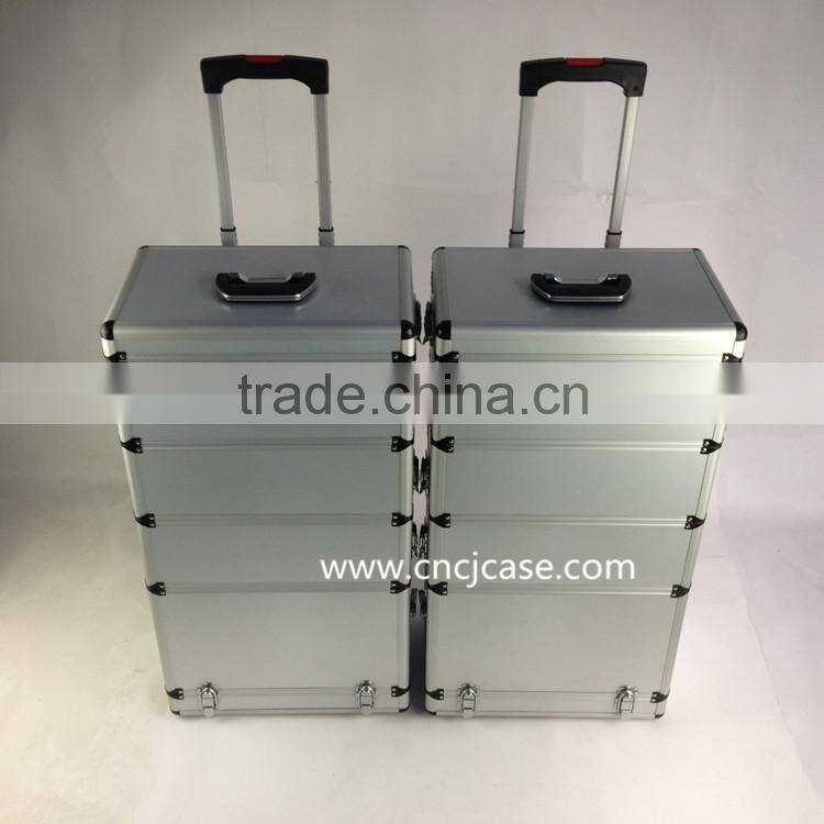 Multilayer aluminum trolley case