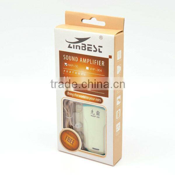 Body worn voice amplifier pocket hearing aid (HAP-30)