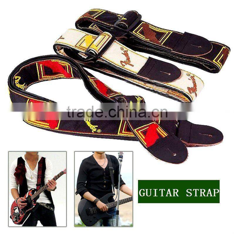 Factory price fashion Elastic Webbing Guitar Strap