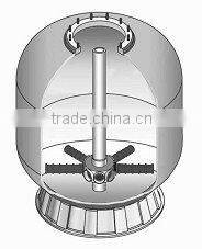 Glass fibre filter sand cylinder