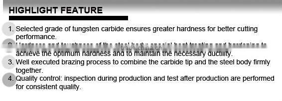 BFZ25L BFZ25R flat cutter teeth weld-on teeth for HDD reamer auger bits for piling machine foundation drilling picks