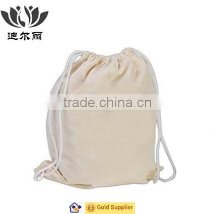 Nice Workmanship cotton recycle drawstring backpack