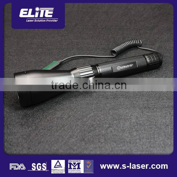 China wholesale 20/30/40mw low consumption laser flashlight,stainless steel dry battery flashlight