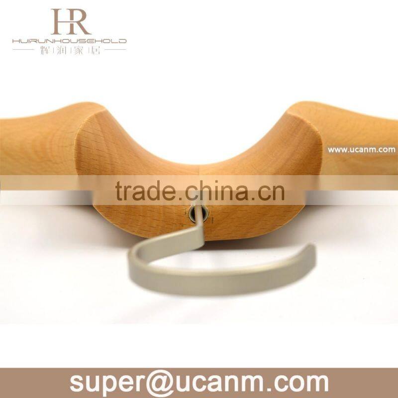 HRW-C8300NP wooden car coat hanger for clothes