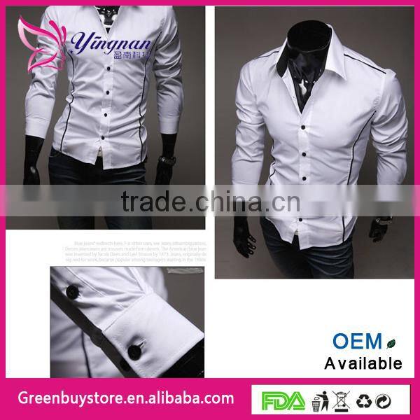2014 High Quality Mens Shirts With Slim Fit Sharp