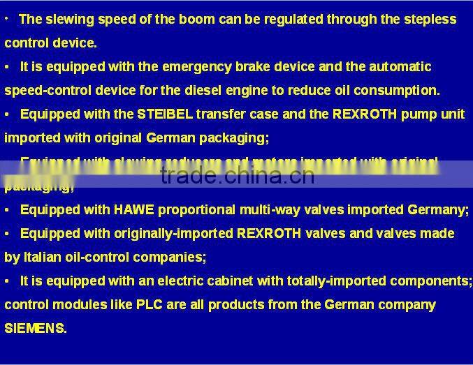 High Efficiency Low Price HDT5401THB-48/5 New Concrete Pump Truck on Sale