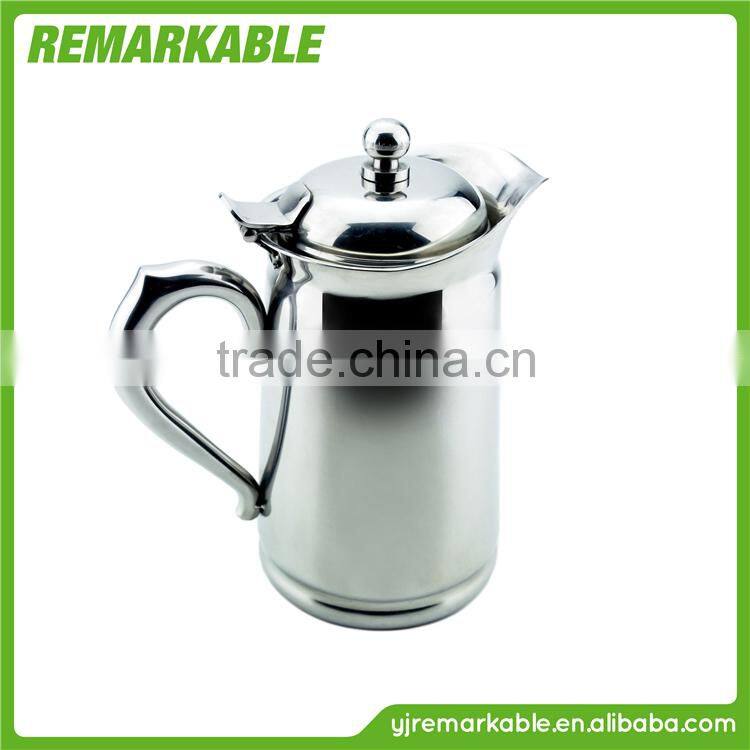 ZFH-0008 Characteristic European and American style Duck tongue type Double-deck Stainless steel kettle