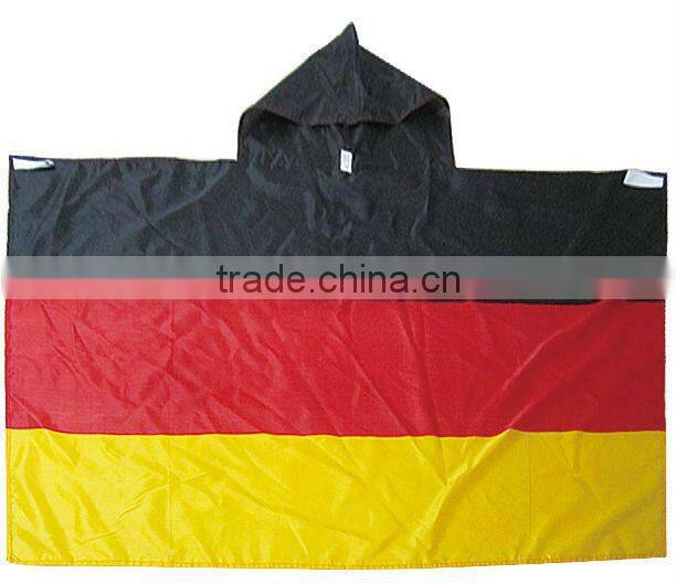 raincoat flag with cap for european championship