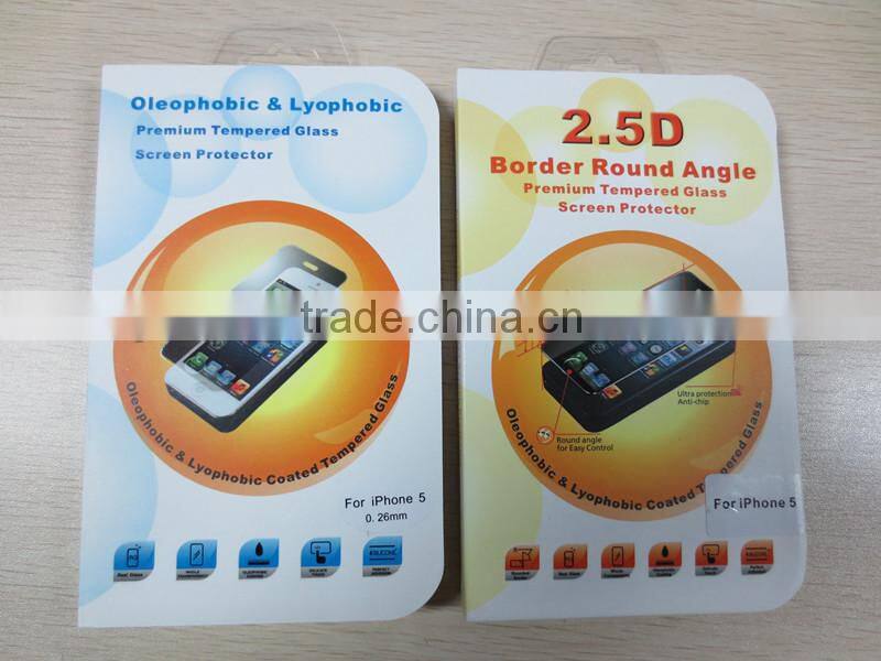 For iPhone 5S Tempered glass screen protector