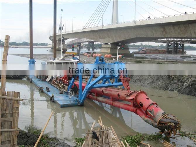 cutter river sand dredger machine