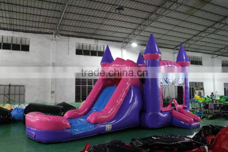 2016 selling outdoor kid's park inflatable combo bouncer princess bounce house